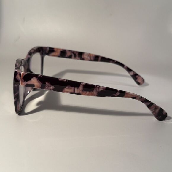 1565 Mona Reading Glasses 1.75 Black GrTortoise Readers Rounded Square Frame NWT - Picture 4 of 9